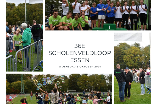 Bijzonder geslaagde 36ste scholenveldloop